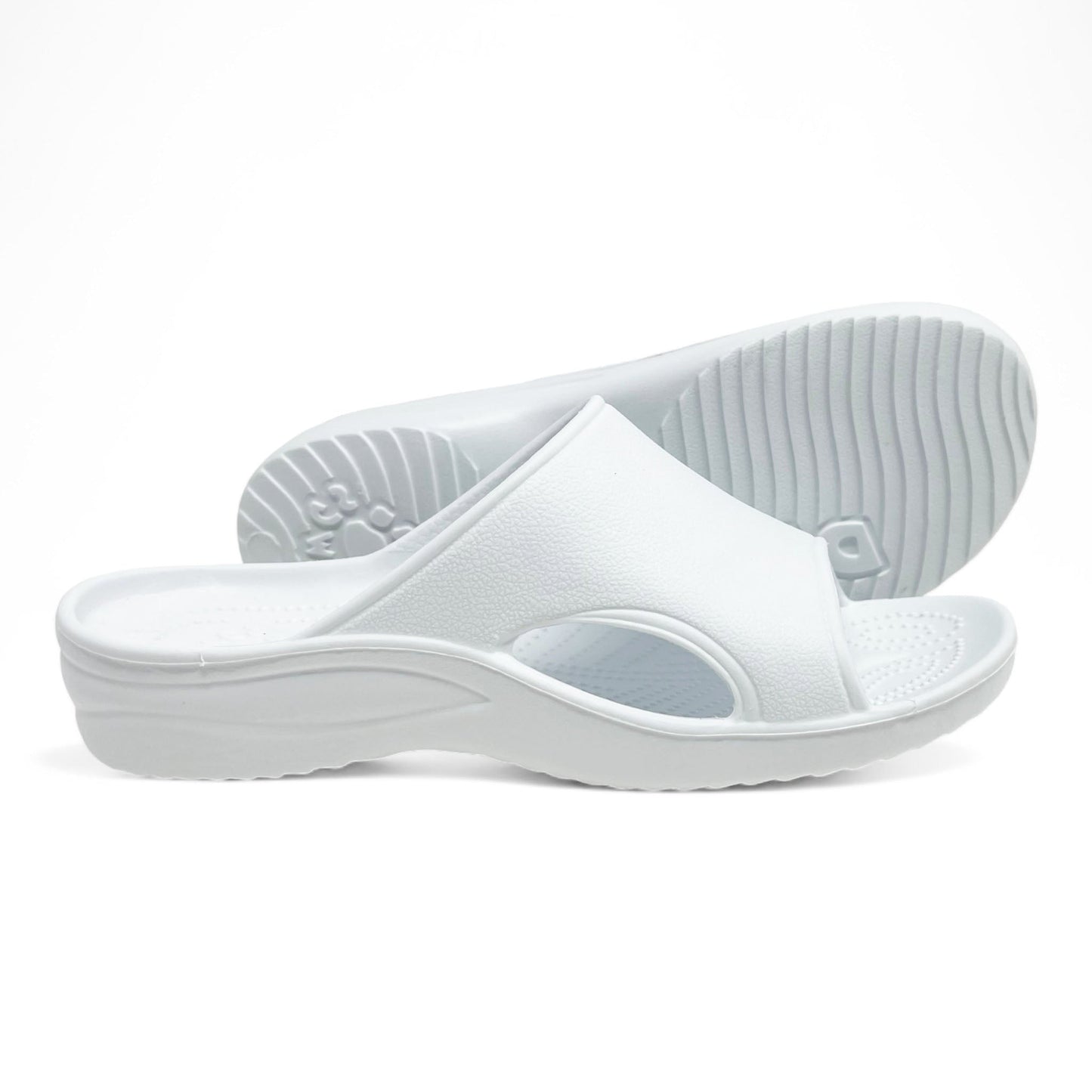 Women's Slides - White