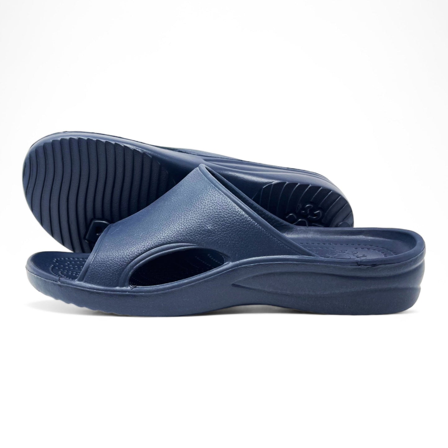 Women's Slides - Navy