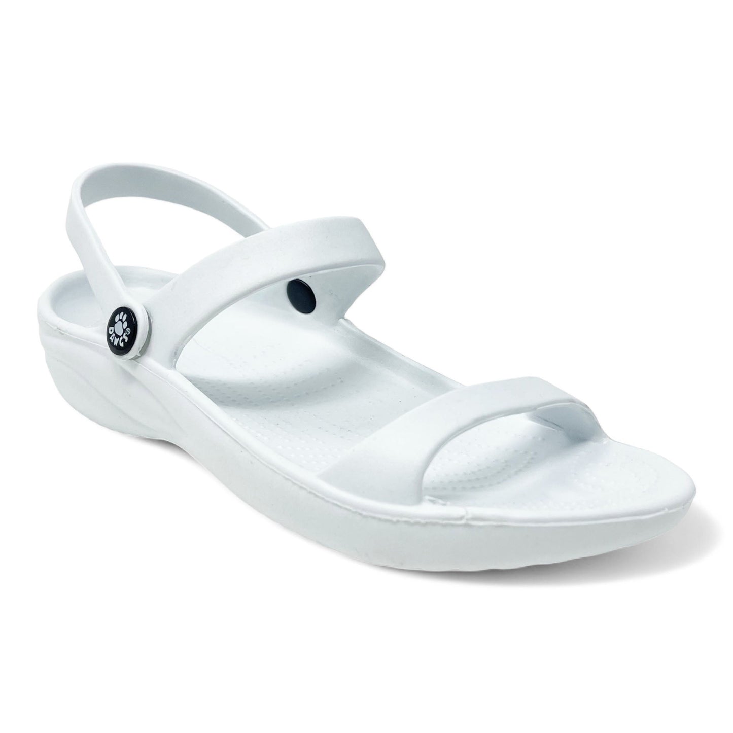 Women's 3-Strap Sandals - White