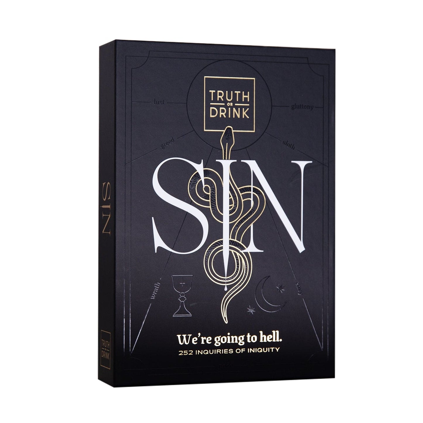 Truth or Drink: Sin | Guilty Pleasures Card Game by Cut