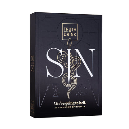 Truth or Drink: Sin | Guilty Pleasures Card Game by Cut