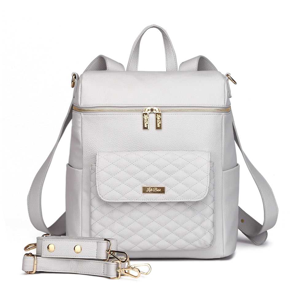 Monaco Diaper Bag | Stone Grey