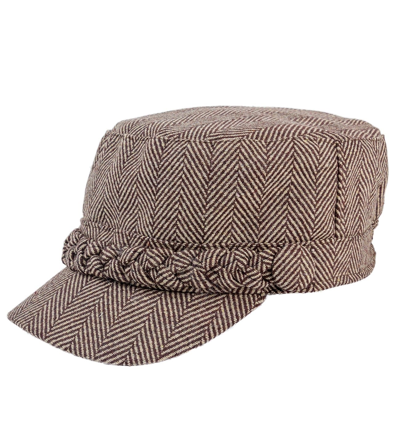 Jones New York Herringbone Cadet Cap