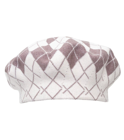 Jones New York Diamond Pattern Beret