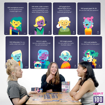 Keep it 100: The Card Game | Surprising Surveys Prediction Game by Cut