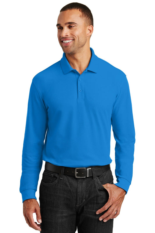 Port Authority Long Sleeve Pique Polo K100LS