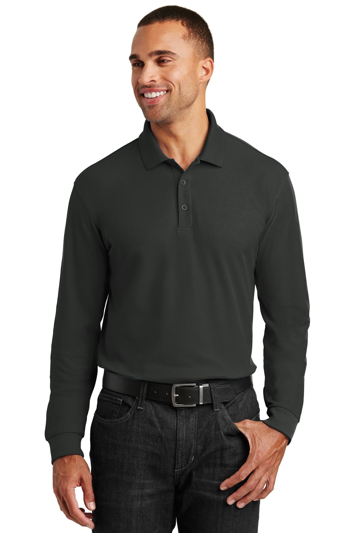 Port Authority Long Sleeve Pique Polo K100LS