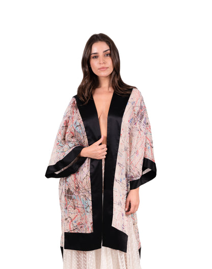 organic kimono silk trim