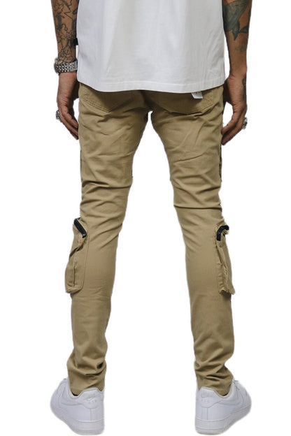 Brun Men's premium twill cargo pant with multi functional pockets