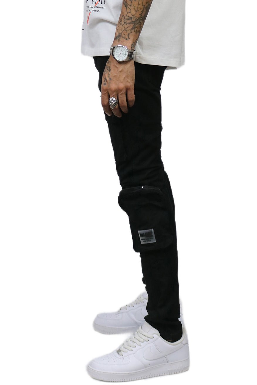 Somber Men's premium twill cargo pant with multi functional pockets