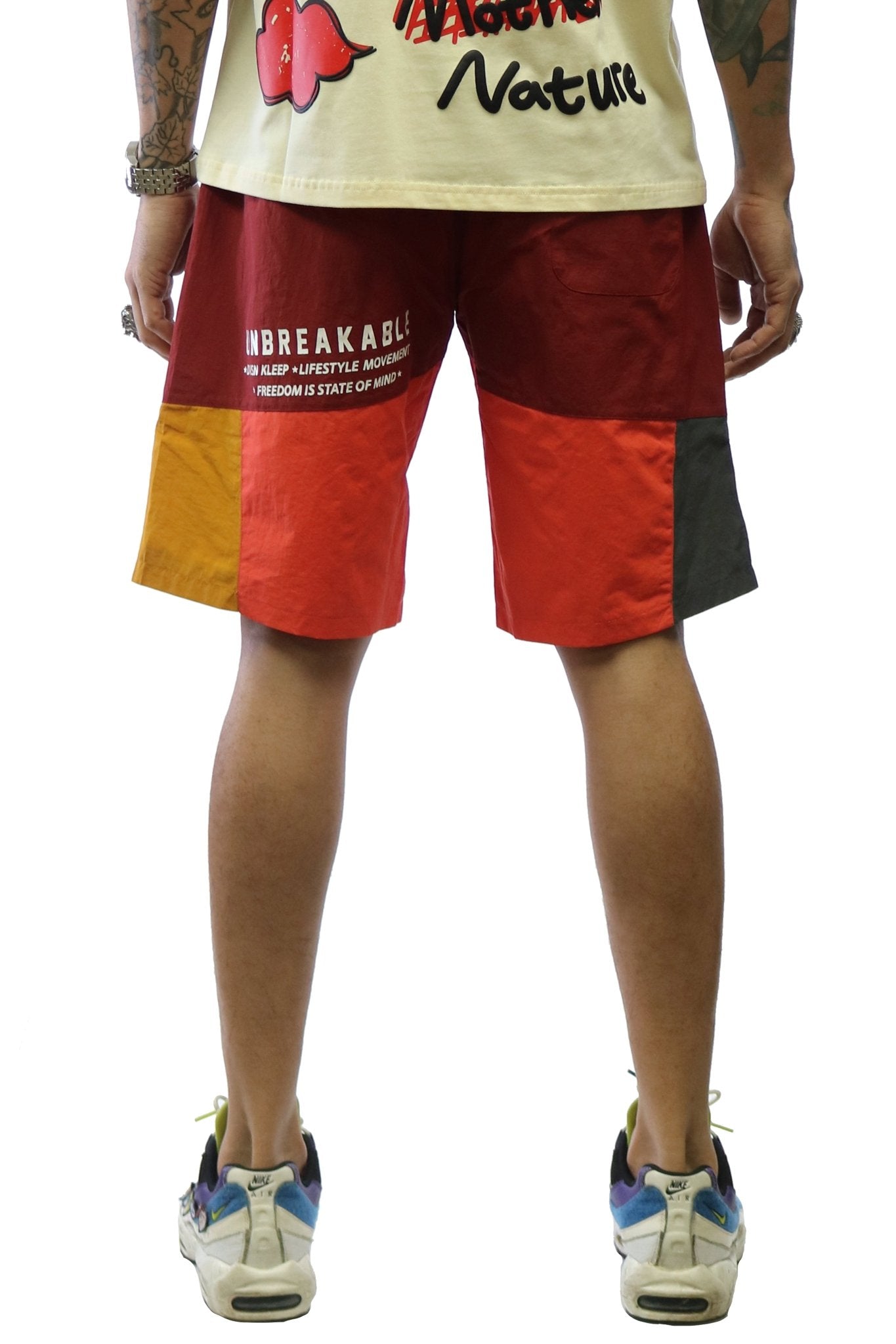 Conte Men's Colorful Nylon Short Pants