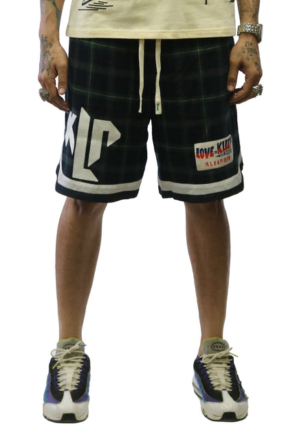 Pnar Men's Plaid Short Pants