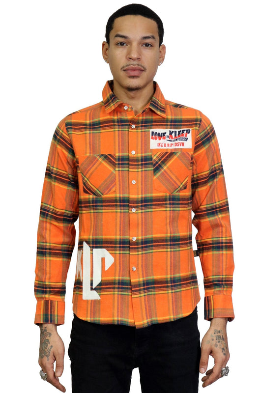 Sachet Men's premium flannel button down shirt