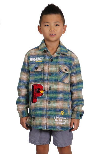 LAWN Kid's Oversize Flannel outer shirket