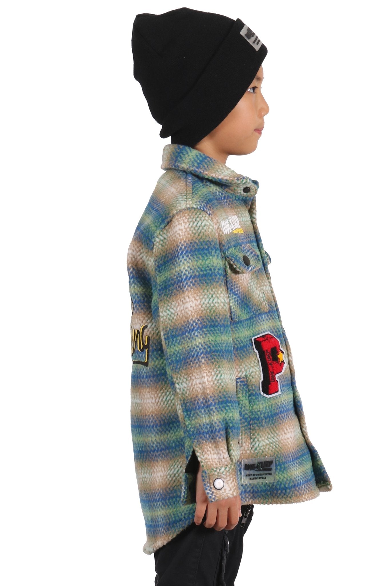 LAWN Kid's Oversize Flannel outer shirket