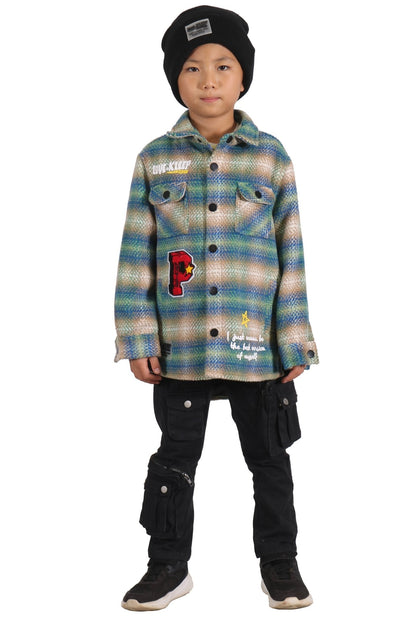 LAWN Kid's Oversize Flannel outer shirket