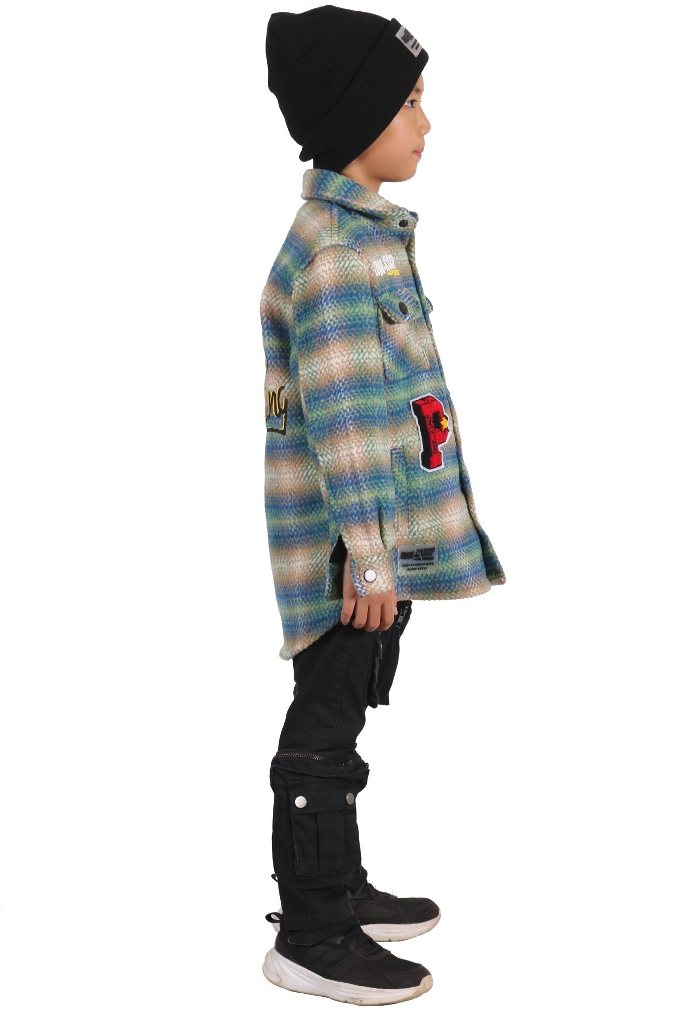 LAWN Kid's Oversize Flannel outer shirket