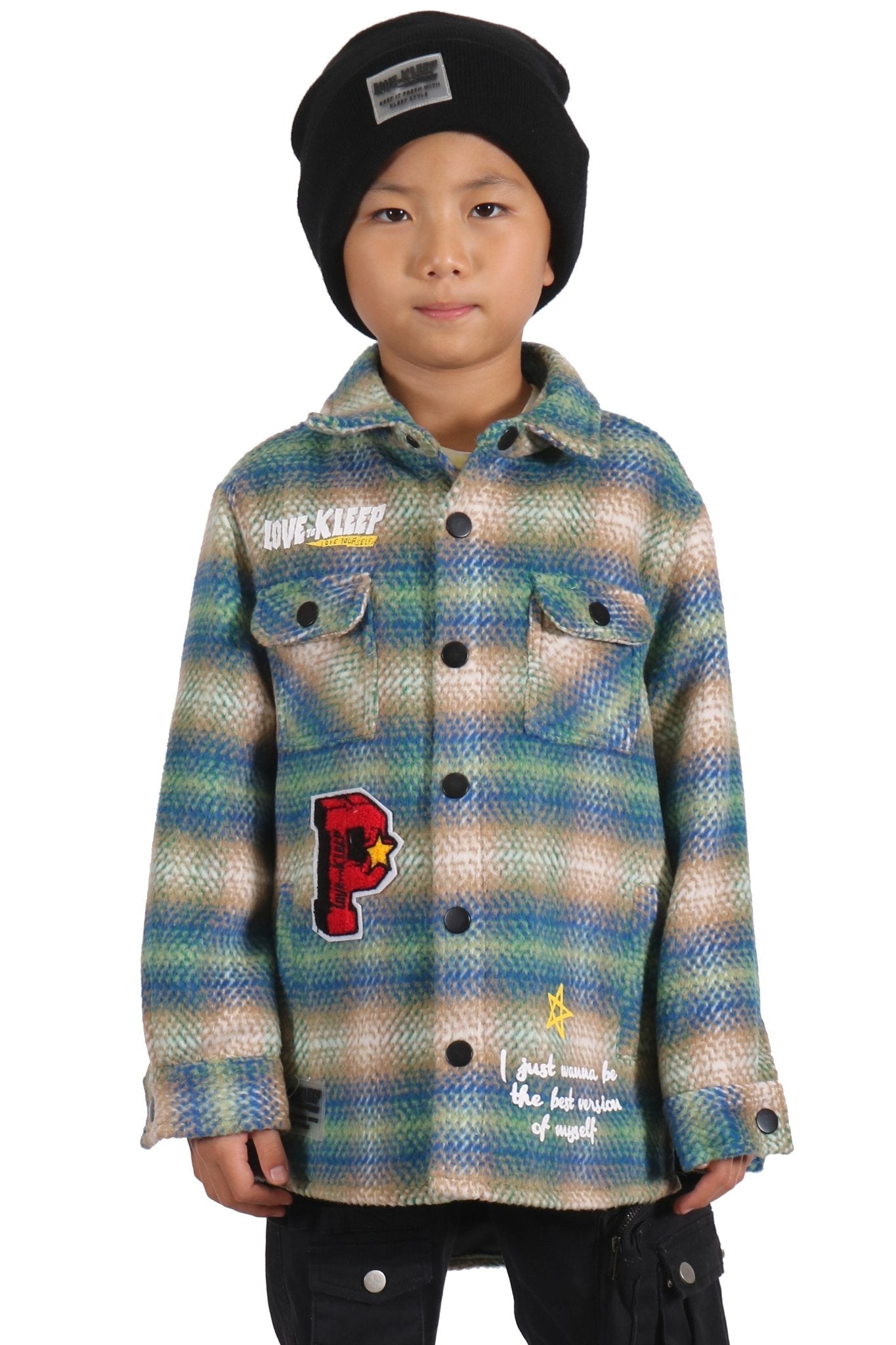 LAWN Kid's Oversize Flannel outer shirket