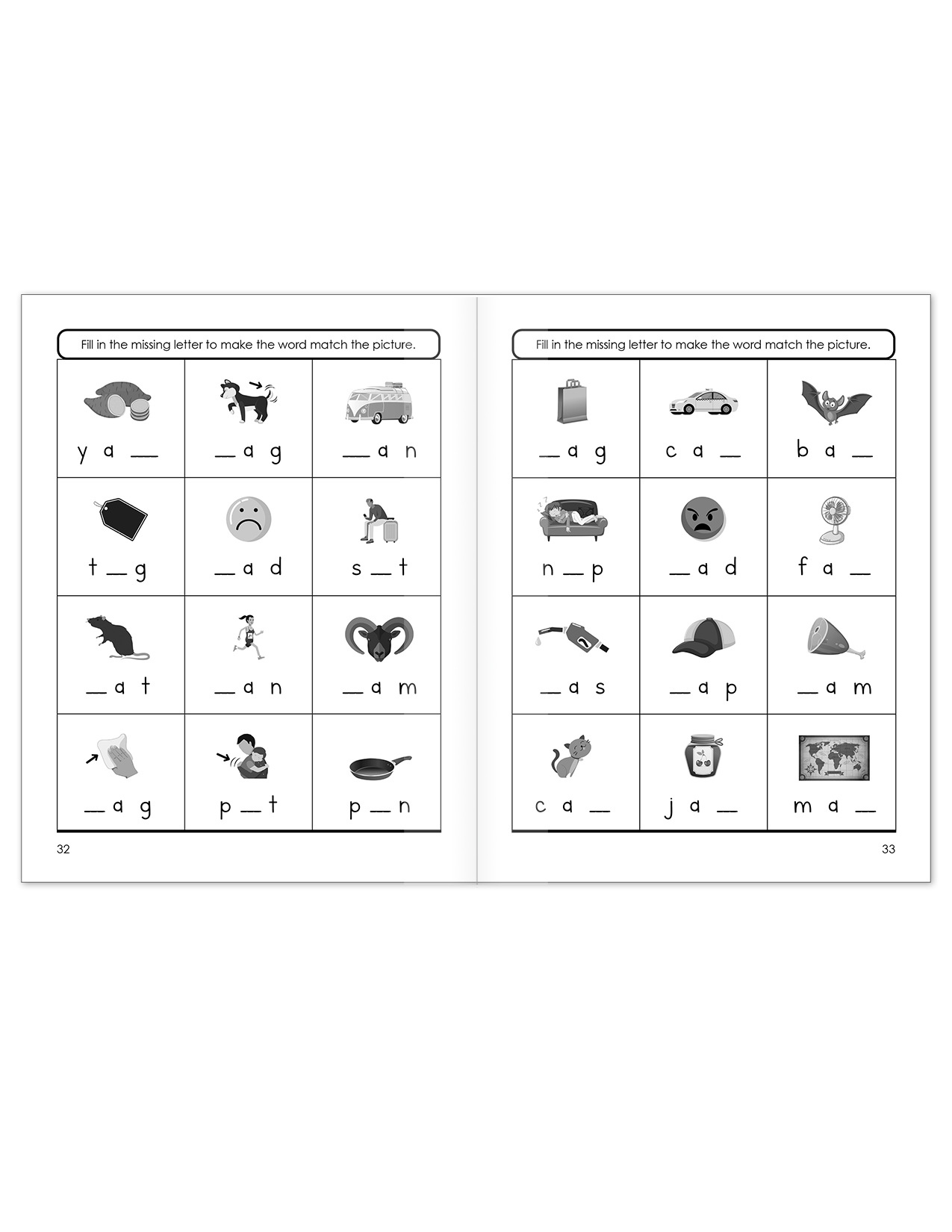 Level 1, Short A Workbook