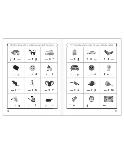 Level 1, Short A Workbook