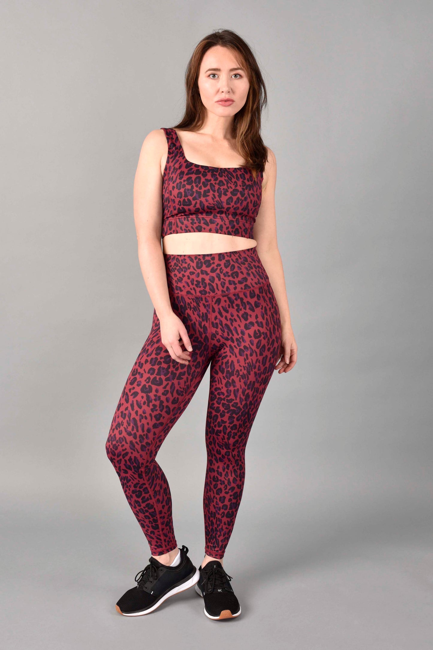 Ultra High Rise Recycled Luxe 7/8 Legging in Red Velvet Leopard