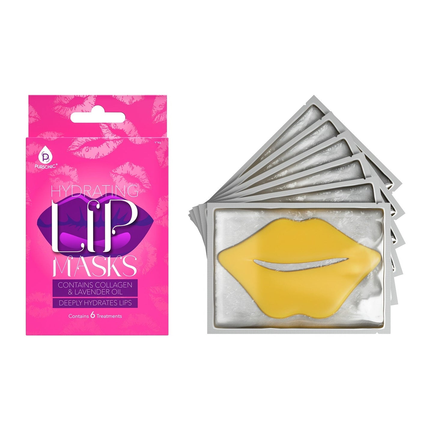 Hydrating Lip Masks (Pack of 6)