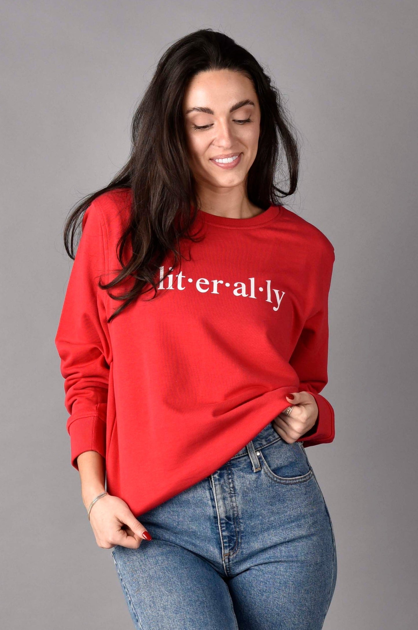 Lit-er-al-ly Eco Terry Sweatshirt