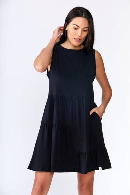 Organic Cotton Tiered Dress