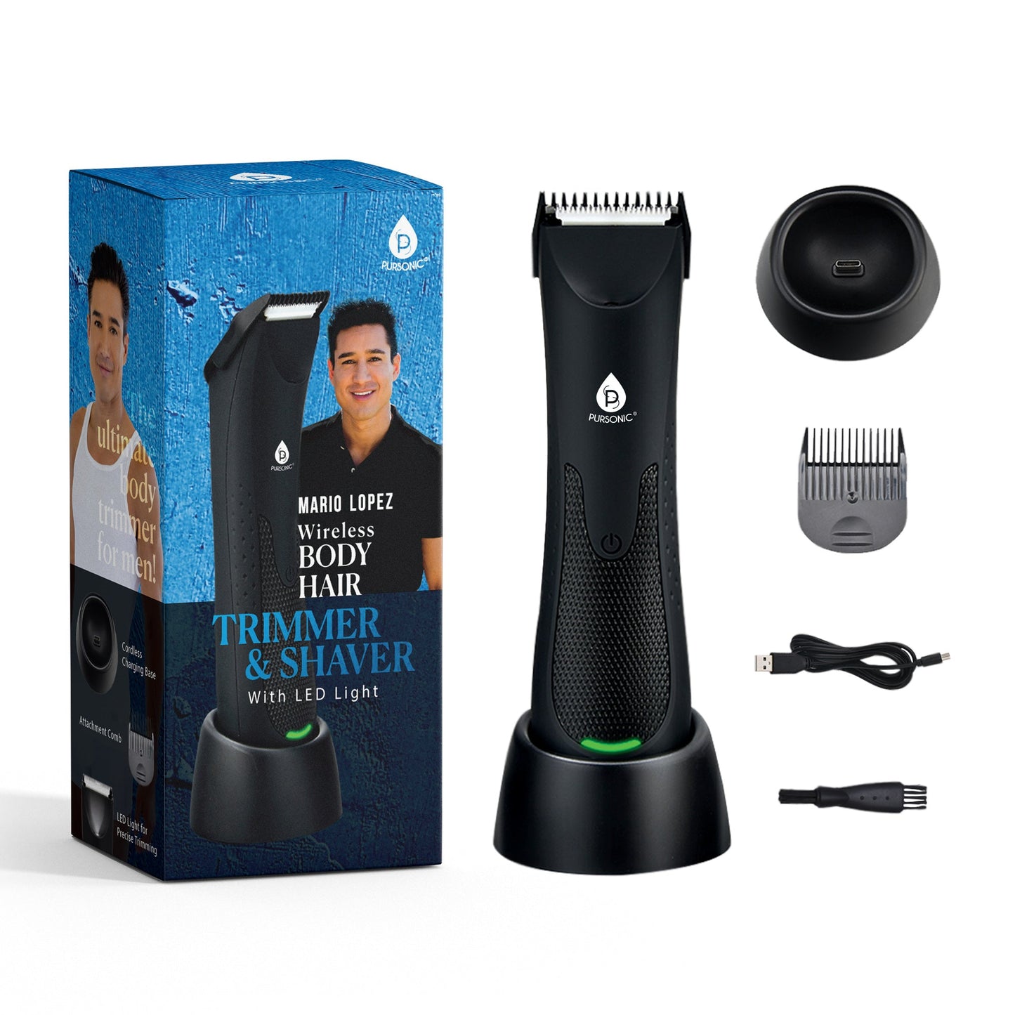 Mario Lopez Wireless Body Hair Trimmer & Shaver