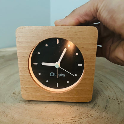 Bagby EMF-Free Minimalist Silent Analog Alarm Clock