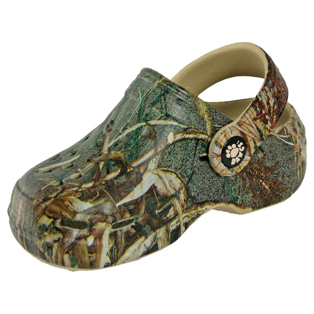 Kids' Mossy Oak Beach DAWGS Clogs