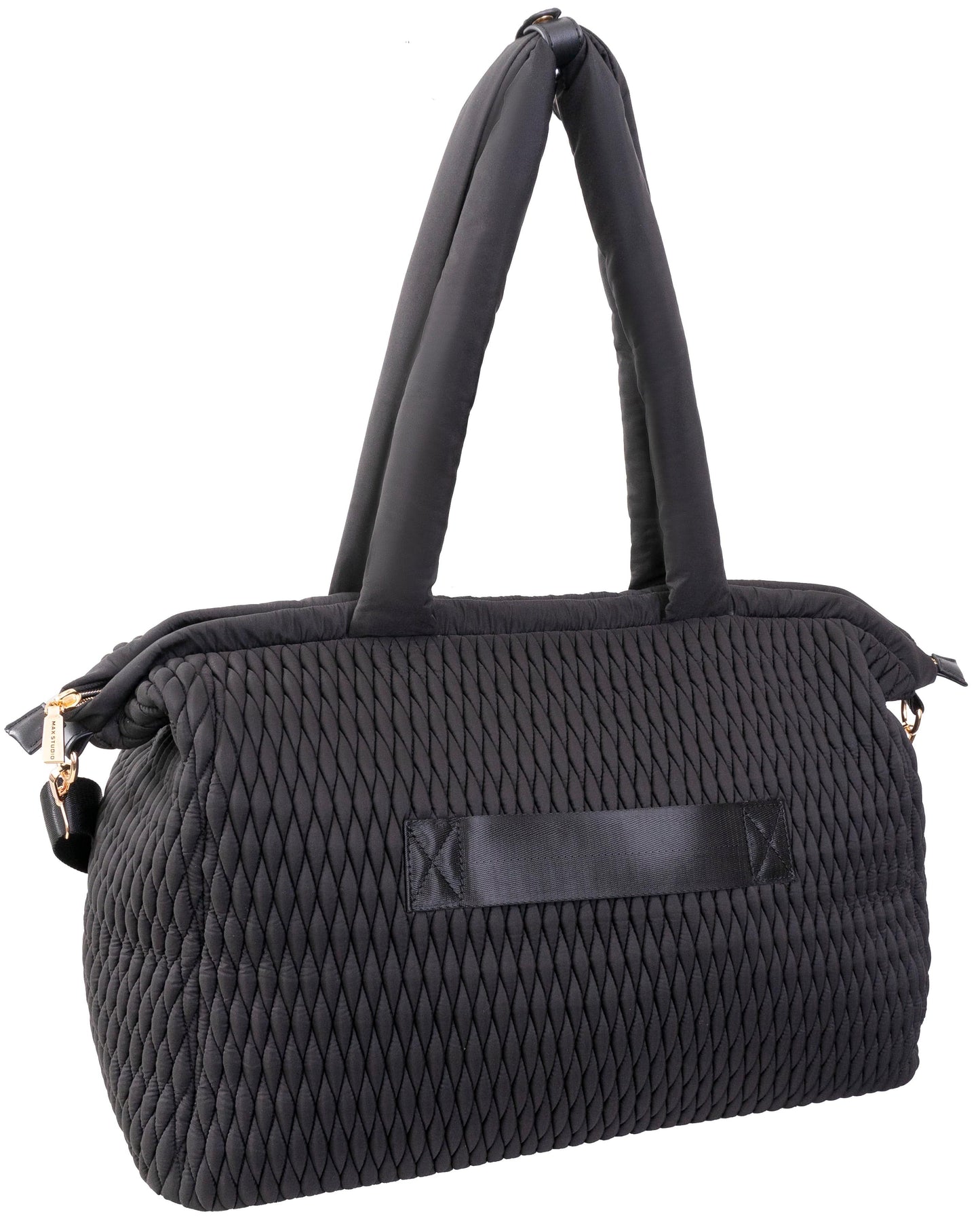 Max Studio Nylon Quilted Doctor Satchel Duffel