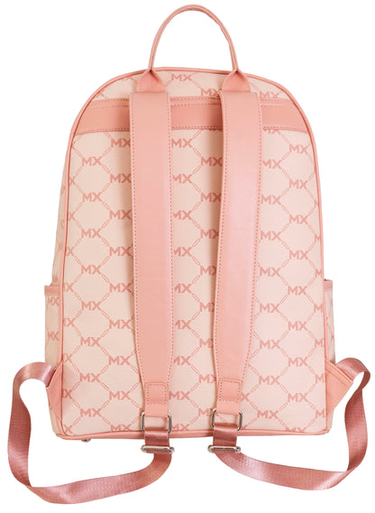 Max Studio Pebble Grain Signature Print Backpack