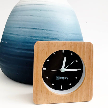 Bagby EMF-Free Minimalist Silent Analog Alarm Clock