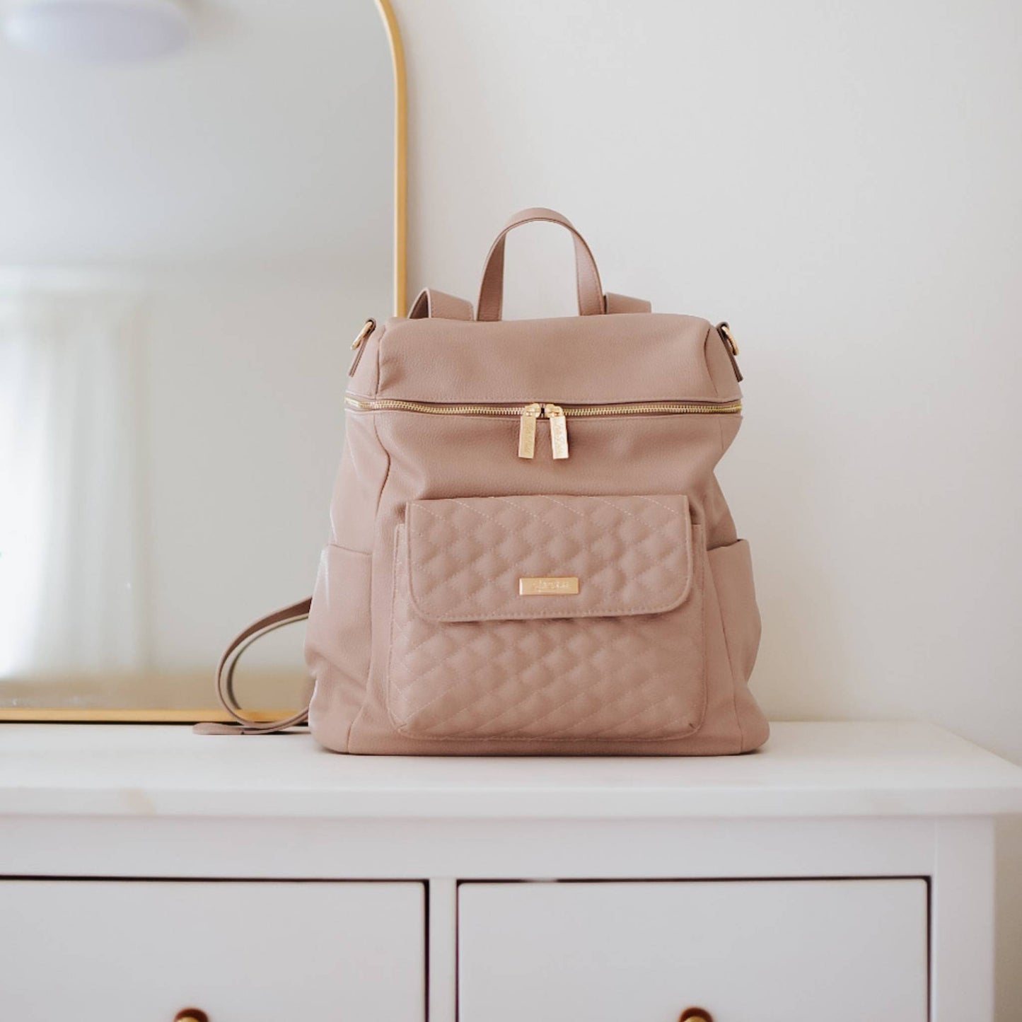 Monaco Diaper Bag | Nude Rose