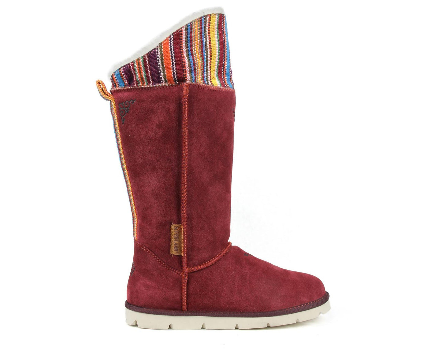 Mongol Boot - Burgundy