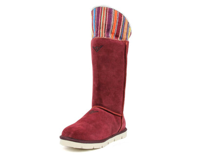 Mongol Boot - Burgundy