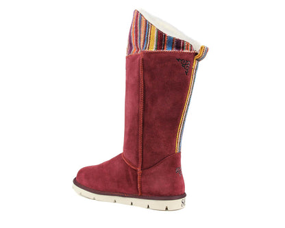 Mongol Boot - Burgundy