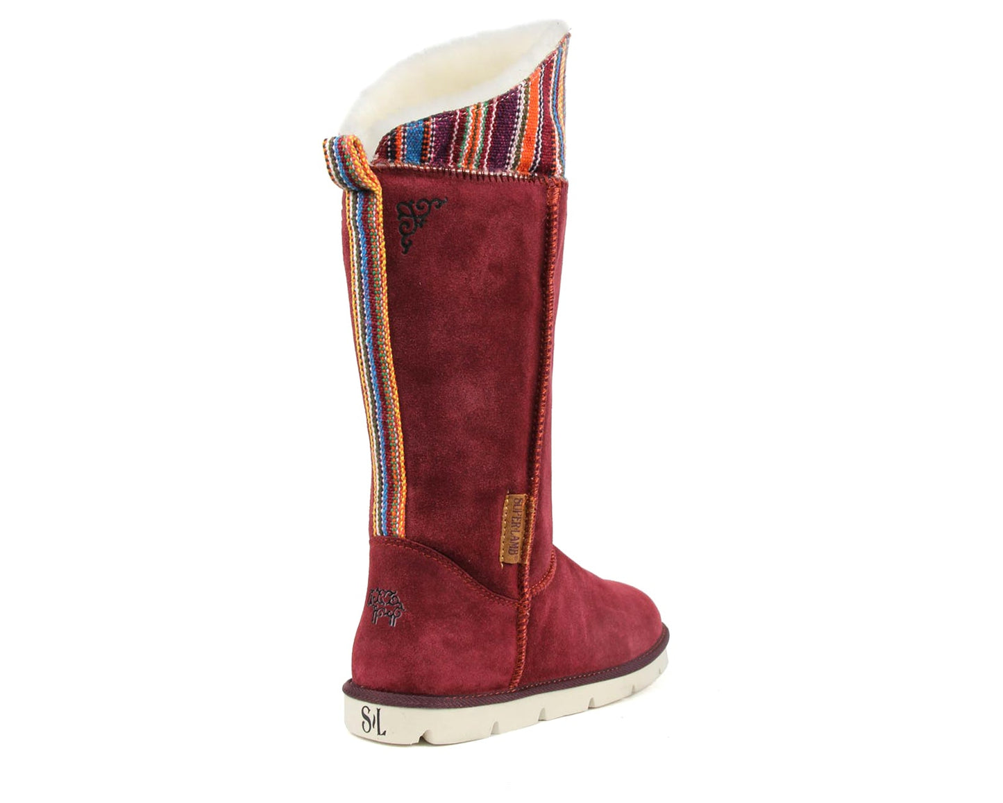 Mongol Boot - Burgundy