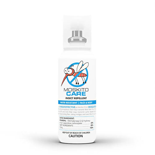 Moskito Care: 14hr Moisturizing Insect Repellent (20% Picaridin) 3.4oz