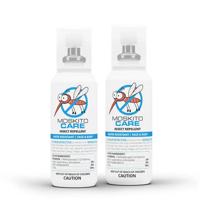 Bundle: (Two Pack) Moskito Care, 14hr Moisturizing Insect Repellent 3.4oz