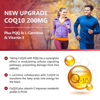 CoQ10 120 Softgels, Supplements, 200mg