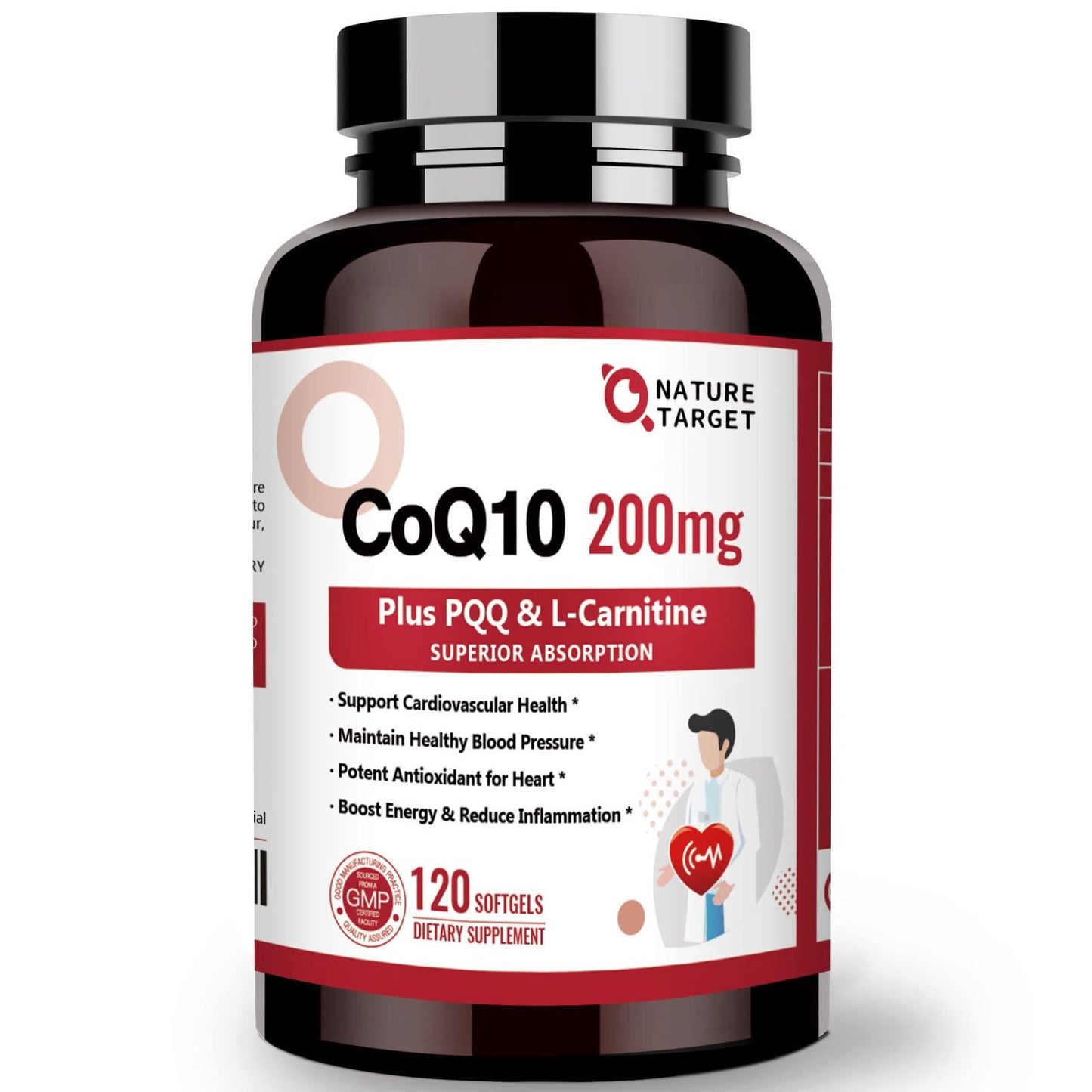 CoQ10 120 Softgels, Supplements, 200mg