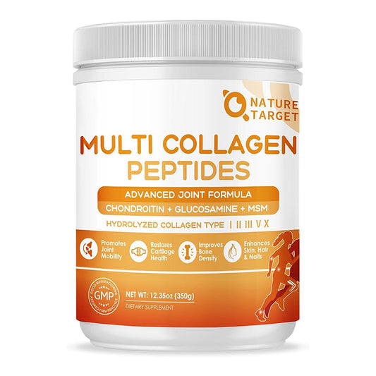 Multi Hydrolyzed Collagen Peptides Powder, Strengthening Bones and Joints