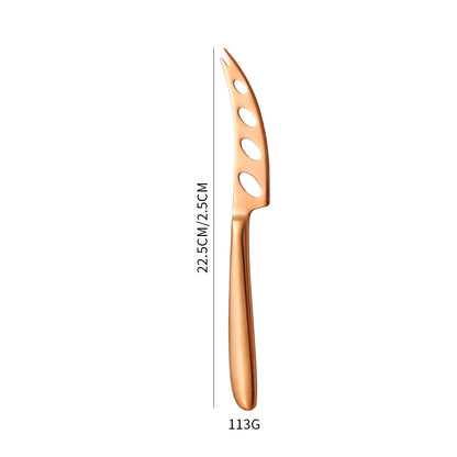 Stainless Steel Multi-Function Cheese Knife | Available in Silver, Gold, Rose Gold, and Black