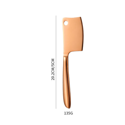 Stainless Steel Multi-Function Cheese Knife | Available in Silver, Gold, Rose Gold, and Black