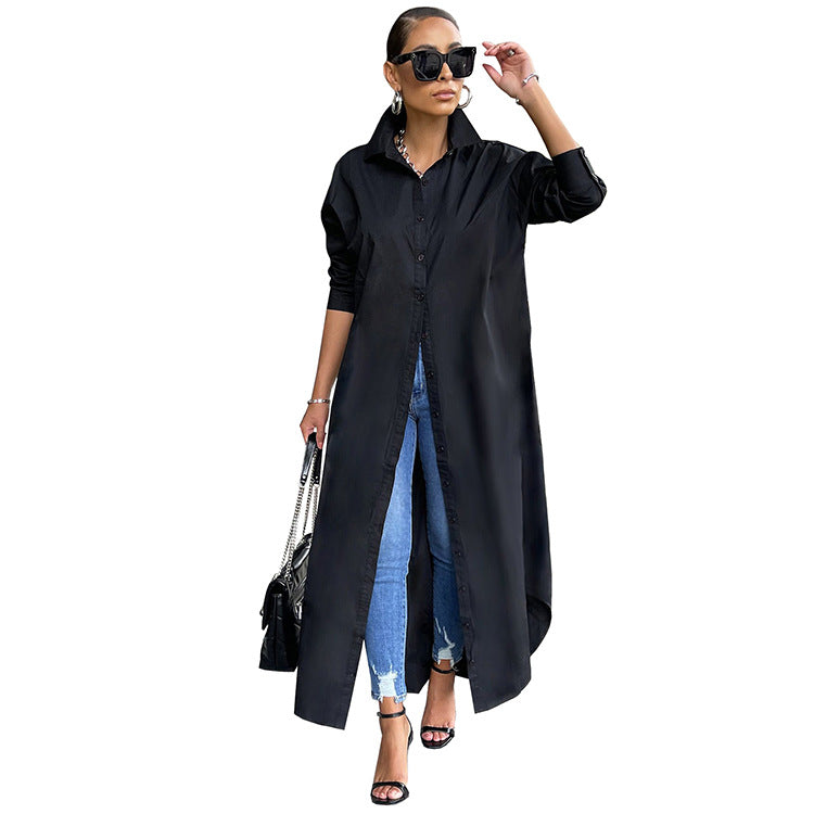 Passion Chic Button Down Classic Shirt Dress