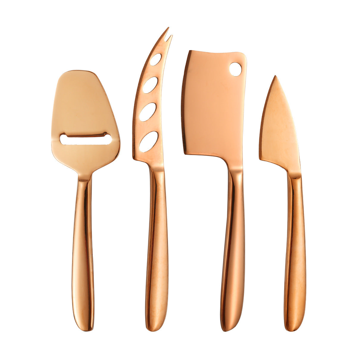 Stainless Steel Multi-Function Cheese Knife | Available in Silver, Gold, Rose Gold, and Black