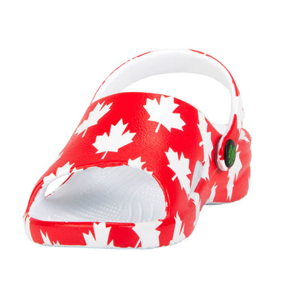 Toddlers' Slides - Canada (Red/White)