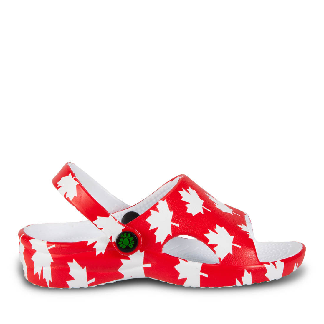 Toddlers' Slides - Canada (Red/White)